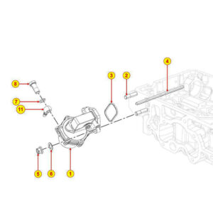 Насос-форсунка (UNIT PUMP INJECTOR) для дизельних двигунів Lombardini/Kohler (Ломбардіні/Колер) ED0065902900-S