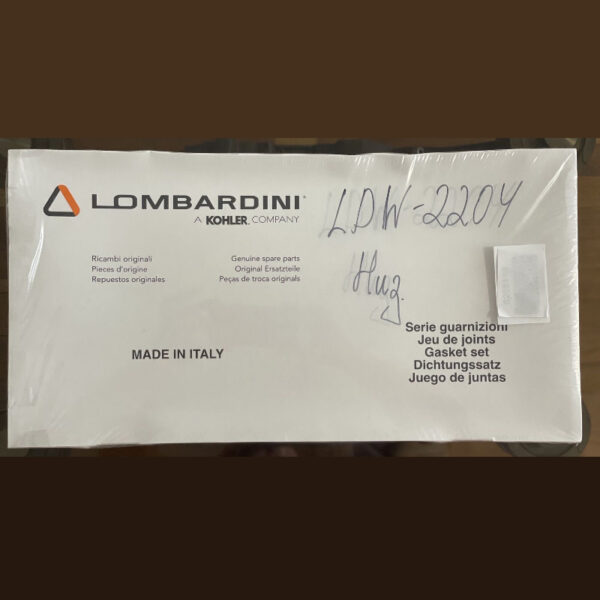 Нижній прокладок для ремонту двигуна (GASKET SET) до дизельного двигуна LDW 2204 Lombardini/Kohler (Ломбардіні/Колер)